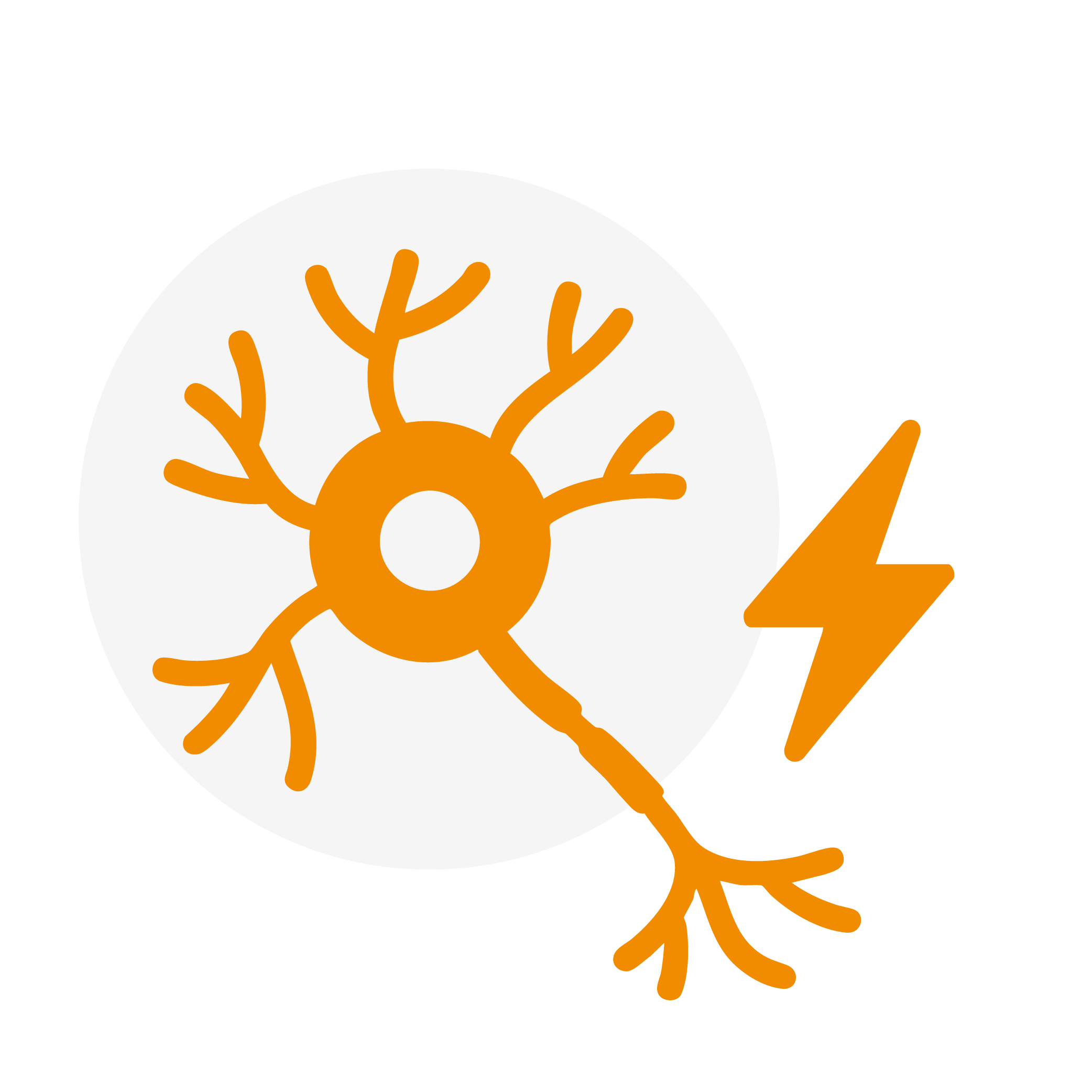 Axomera-Therapie Icon in Orange – Moderne Schmerztherapie Siegerland